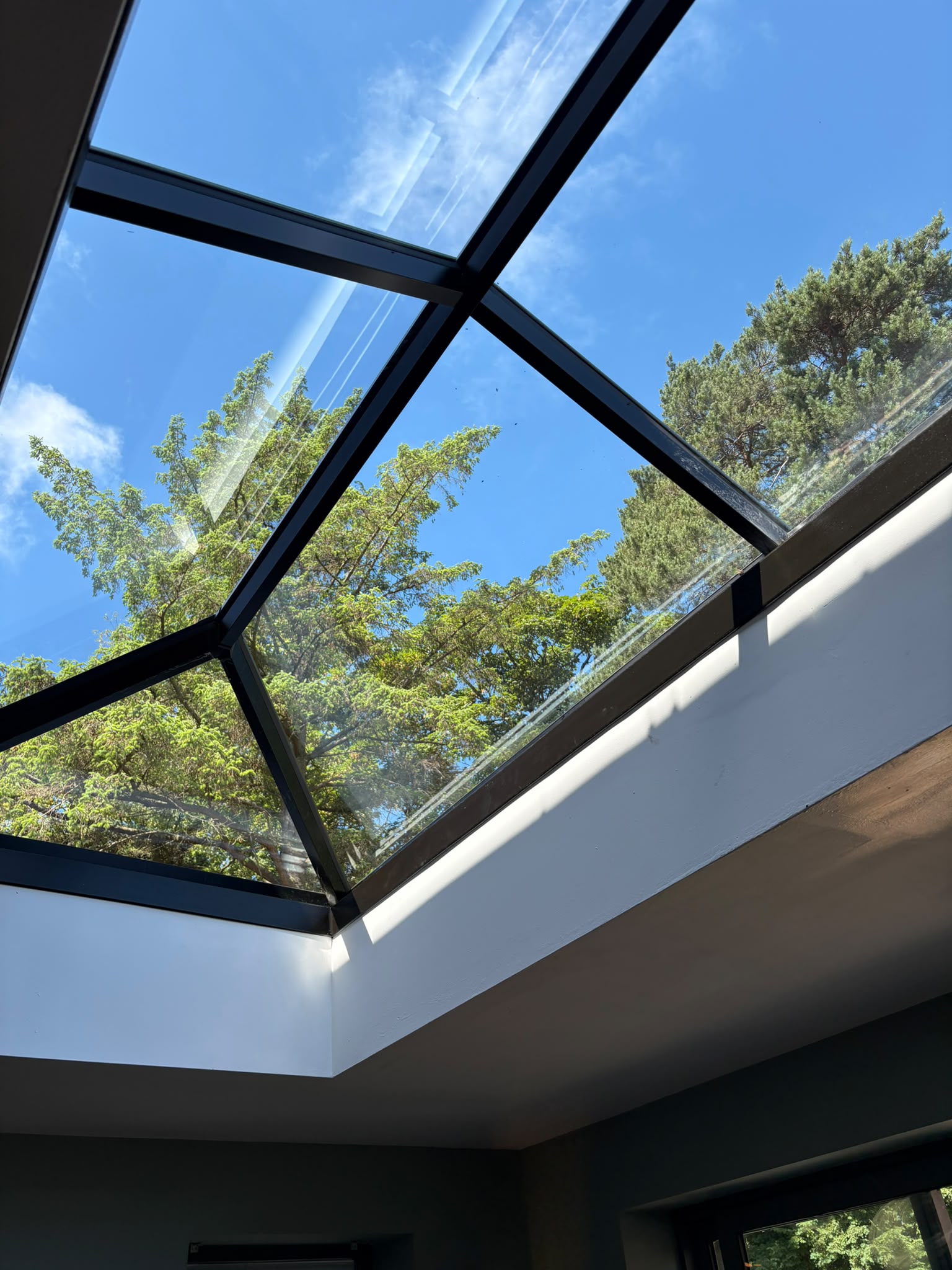 Roof lantern installation by Cottle Construction